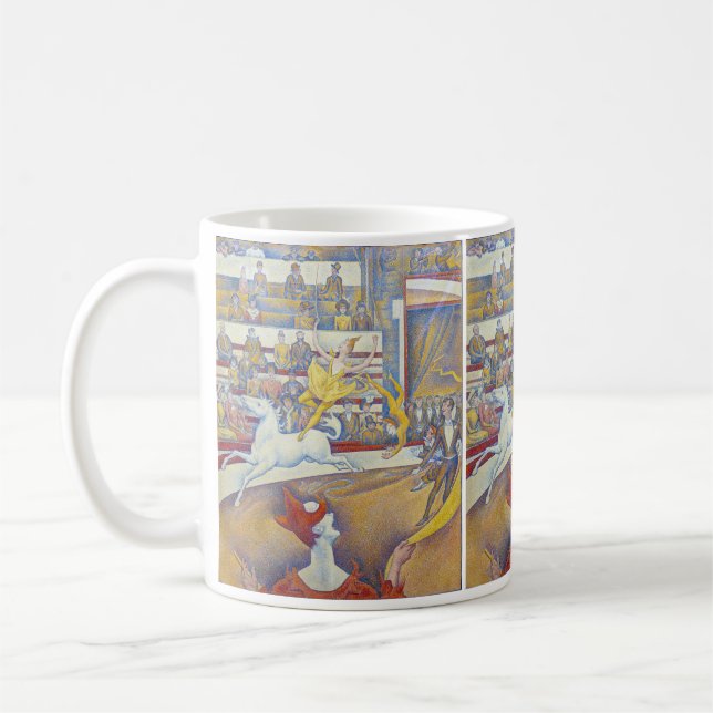 Caneca De Café Georges Seurat - O Circo (Esquerda)