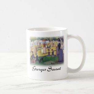Caneca De Café Georges Seurat - um domingo no La Jatte grandioso