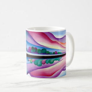 Caneca De Café Georgia O'Keeffe, Reflexo do Lago George (1921)