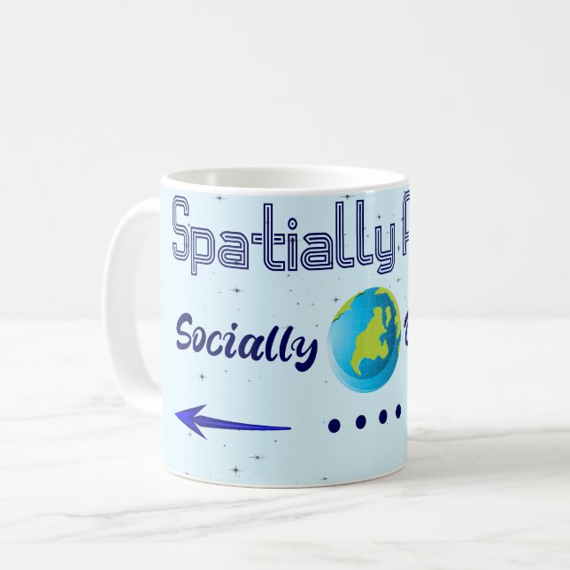 Caneca De Café Geospatial, Bebida de Topógrafo (Frente Esquerda)