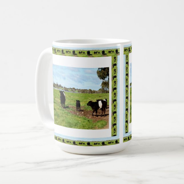 Caneca De Café Gerações De Vacas Galloway, (Frente Esquerda)