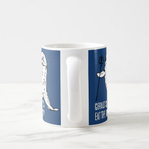 Caneca De Café Gerald diz Comam os Ricos