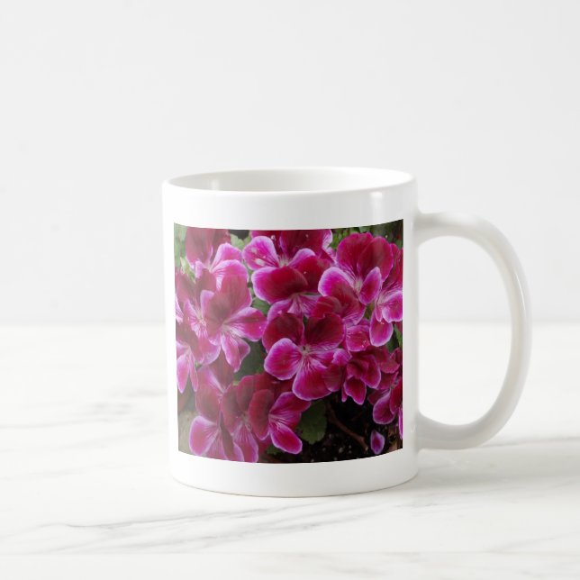 Caneca De Café Gerânio Borgonha (Direita)