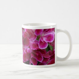 Caneca De Café Gerânio Borgonha