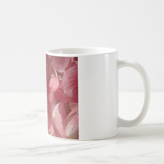 Caneca De Café Gerânio rosa: quase Rosas claro sólidas (Direita)