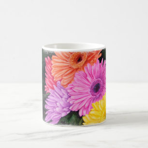 CANECA DE CAFÉ GERBER DAISIES CLÁSSICO DE COR BRILHANTE