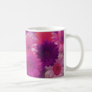 Caneca De Café Gerbera Daisy Flowers Fotografa Arte Café Mugs