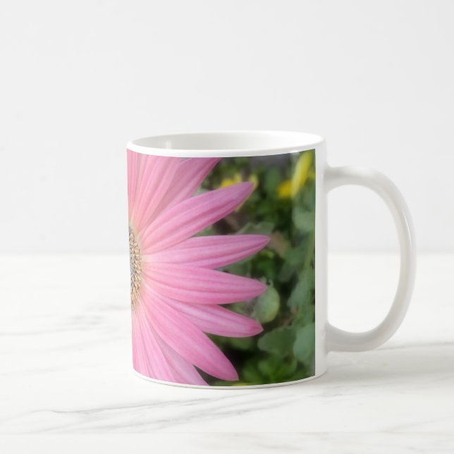 Caneca De Café Gerbera Daisy Mug Rosa (Direita)