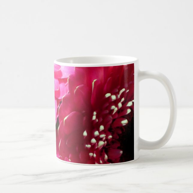 Caneca De Café Gerberas cor-de-rosa (Direita)