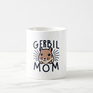Caneca De Café GerbilMãe Glitter: Tesouros para mimá-la e a ela