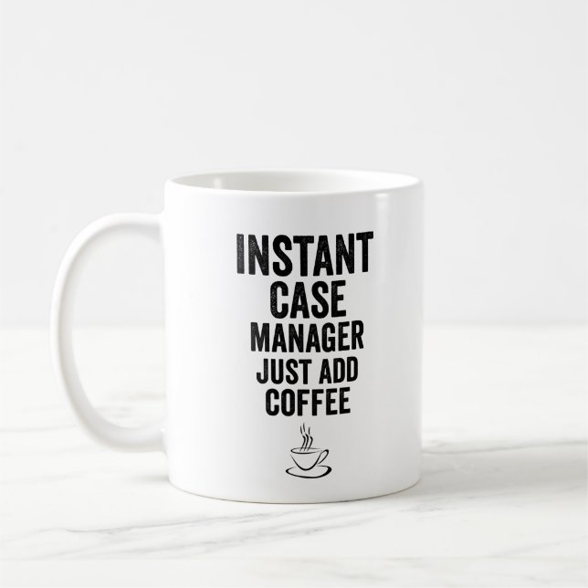 Caneca De Café Gerenciador de casos instantâneos simplesmente adi (Esquerda)
