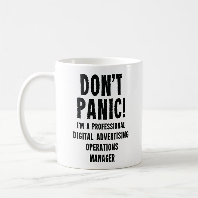 Caneca De Café Gerenciador de Operações de Publicidade Digital (Esquerda)