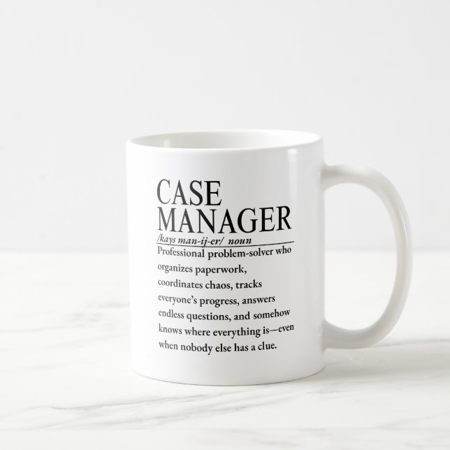Caneca De Café Gerente de caso (Direita)