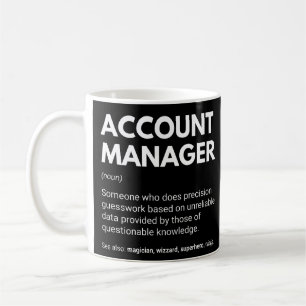 Caneca De Café Gerente de Conta Definição de Trabalho Engraçado