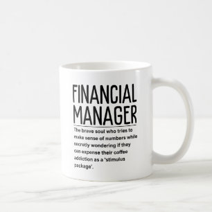 Caneca De Café Gerente financeiro