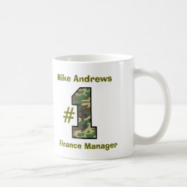 Caneca De Café Gerente V20 da finança do número um