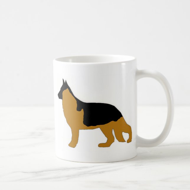 Caneca De Café german shepherd (Direita)
