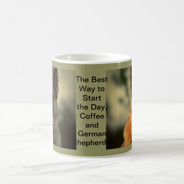 Caneca De Café German shepherd (Centro)