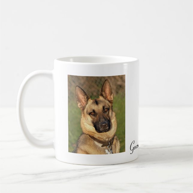 Caneca De Café German shepherd (Esquerda)