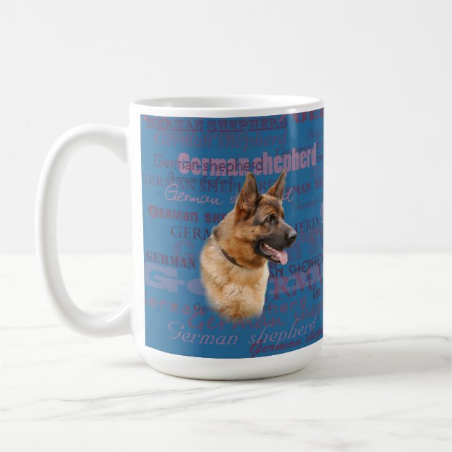 Caneca De Café German shepherd (Esquerda)