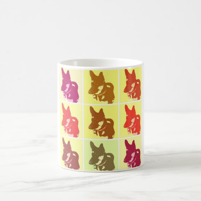 Caneca De Café German shepherd (Centro)