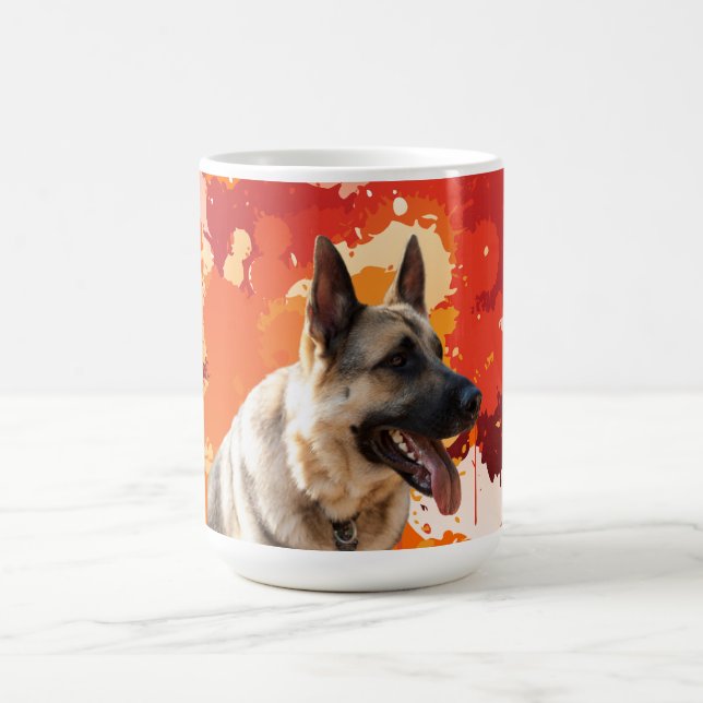 Caneca De Café German shepherd (Centro)