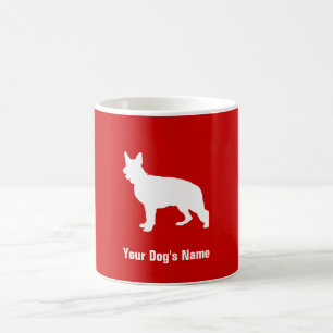 Caneca De Café German shepherd ジ Cão ャ マ ン パ ・ ド ェ   Em , Em ・.