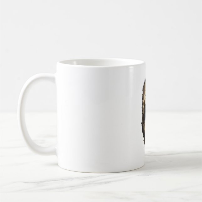 Caneca De Café German shepherd 005 (Esquerda)