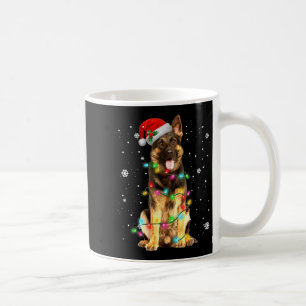 Caneca De Café German shepherd Cão Árvore Natal Doce Xmas Do