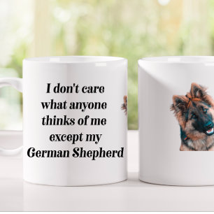 Caneca De Café German shepherd Engraçado Dom Mug Sorrindo