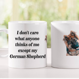 Caneca De Café German shepherd Engraçado Dom Mug Sorrindo