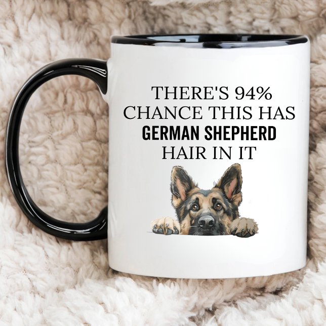 Caneca De Café German shepherd Engraçado, Dono do Cachorro de Peq (Criador carregado)