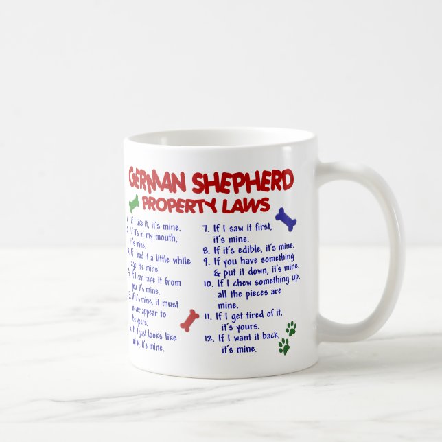 CANECA DE CAFÉ GERMAN SHEPHERD PL2 (Direita)