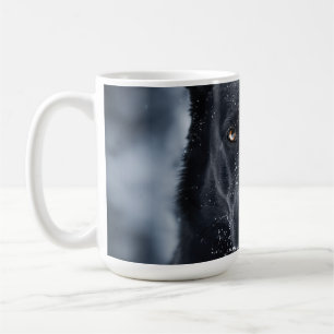 Caneca De Café German shepherd Preto