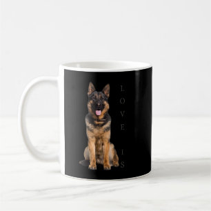 Caneca De Café German shepherd Shirt Shepard Cachorro Mãe Pai Pet