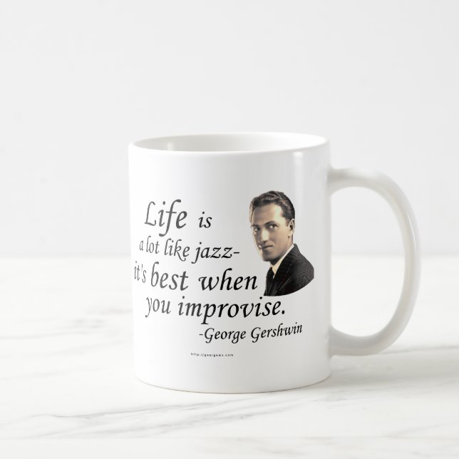 Caneca De Café Gershwin na vida (Direita)