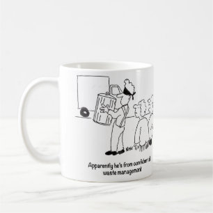 Caneca De Café Gestão de Resíduos Confidenciais