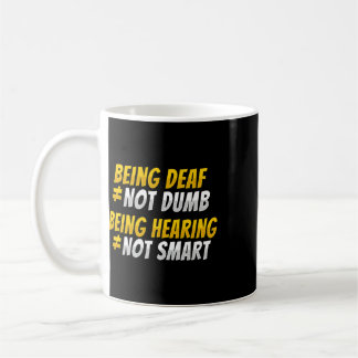 Caneca De Café Gesto de mão ASL Conscientização sobre perda audit