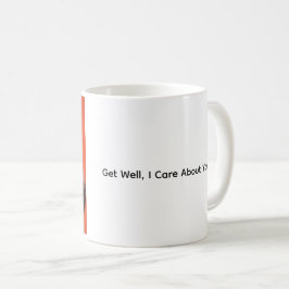 Caneca De Café Get Well, I Care About You, Kitten Coffee Mug