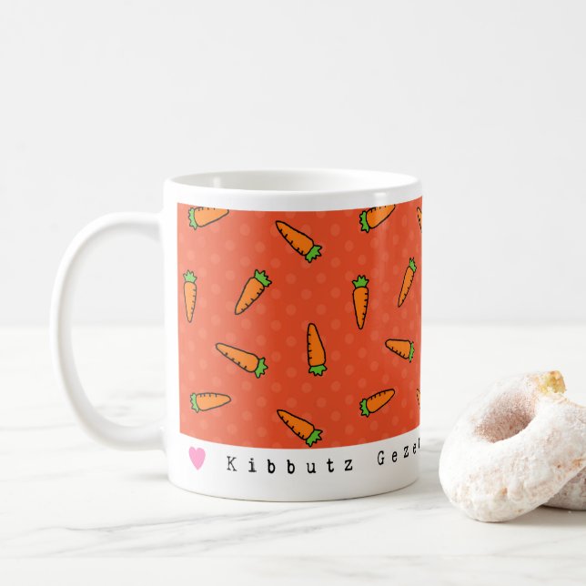 Caneca De Café Gezer Carrot Mug (Com Donut)