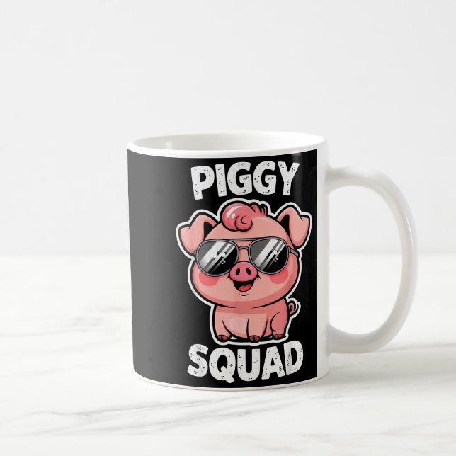 Caneca De Café Ggy Squad G Wearing Sungles As Animal Funny Farmer (Direita)