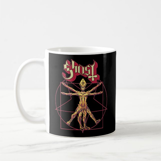 Caneca De Café Ghost Â€"Popestar Vermelha (Esquerda)