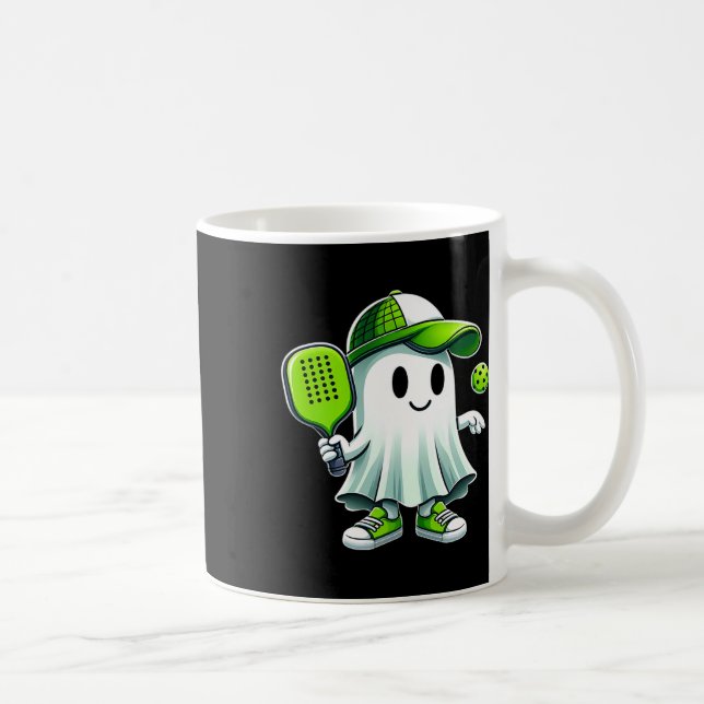 Caneca De Café Ghost Bonito Jogando Picklebyll - Picklebyll Engra (Direita)
