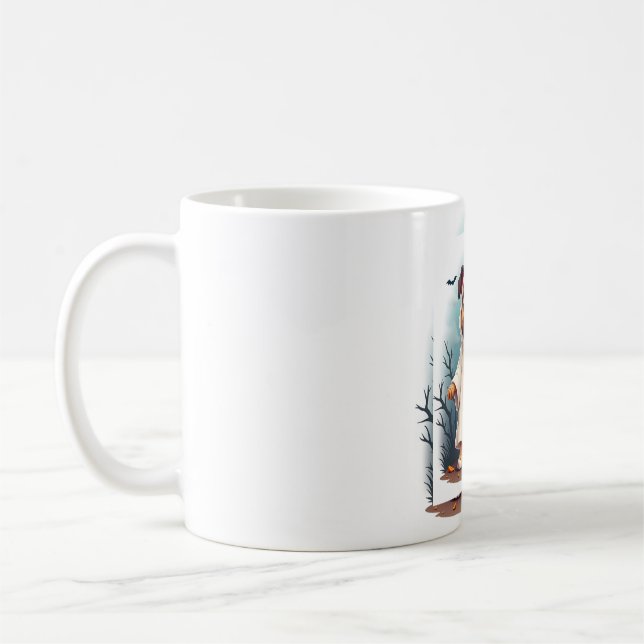 Caneca De Café Ghost Bulldog Boo (Esquerda)