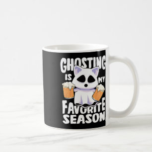 Caneca De Café Ghost é meu gato favorito de Halloween Women
