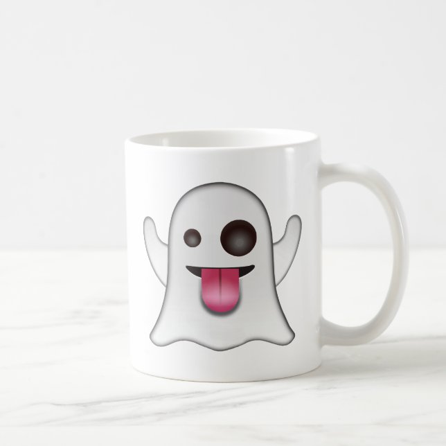 Caneca De Café ghost_emoji (Direita)