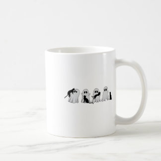 Caneca De Café Ghost Ghost Bonito Figurinos De Fato De Halloween