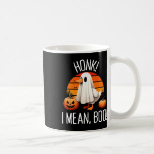 Caneca De Café Ghost Goose Honk I Quero Dizer Boo