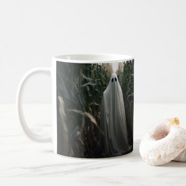 Caneca De Café Ghost Hunt N.º 05 (Com Donut)