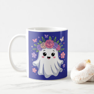 Caneca De Café Ghost Kawaii Halloween